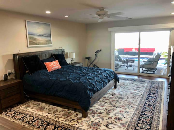 Master - Vista fantastica e accesso alla piscina.