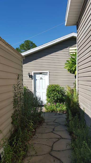 walkway to your room