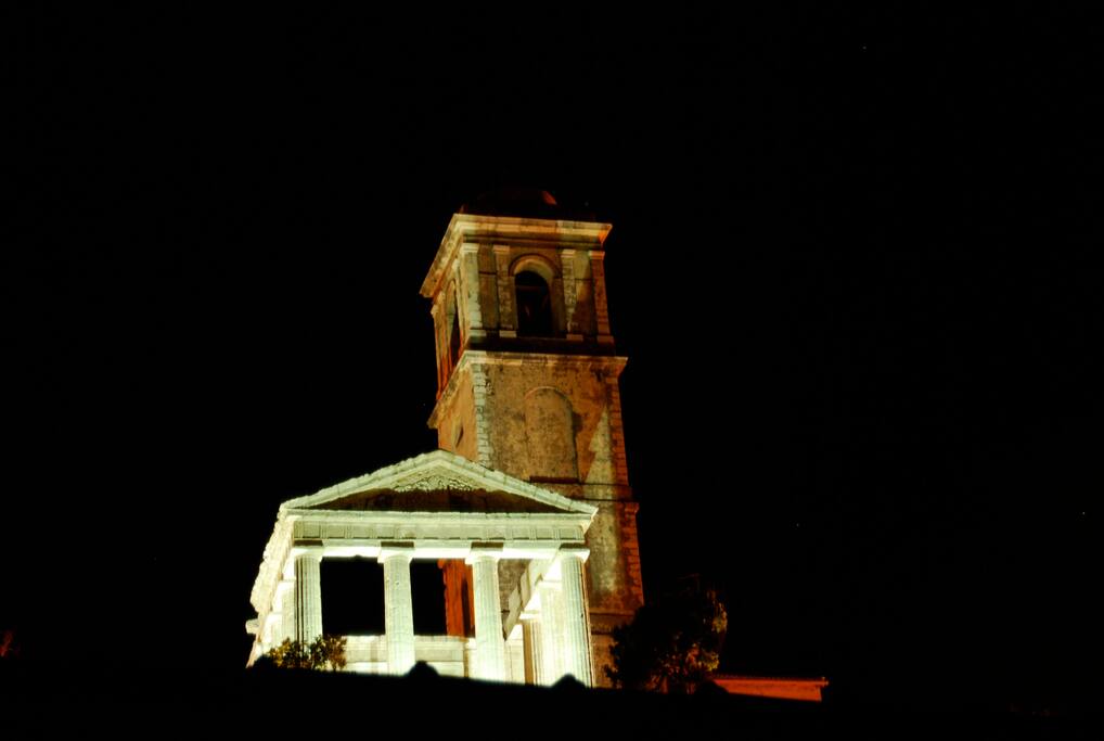 View from the terrace - by night