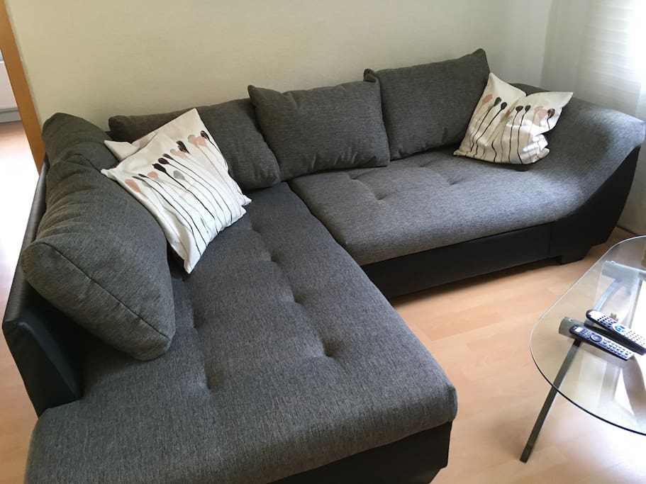 Sitzgarnitur Wohnzimmer mit Schlaffunktion
