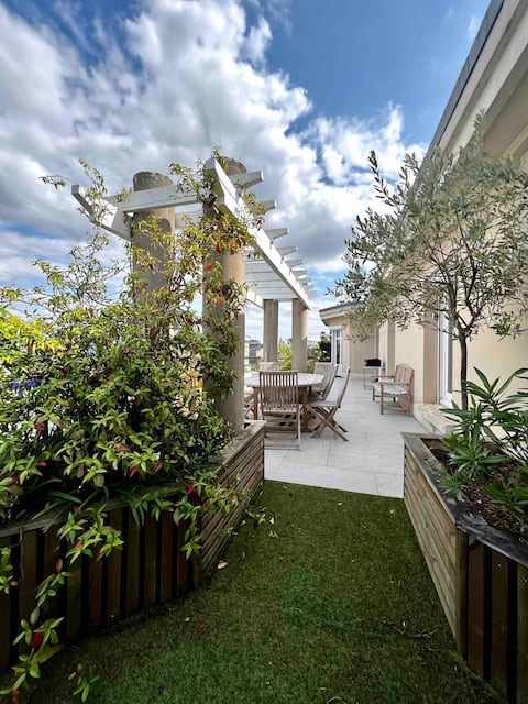 L'Isly, 100 m2 with terrace overlooking Rennes