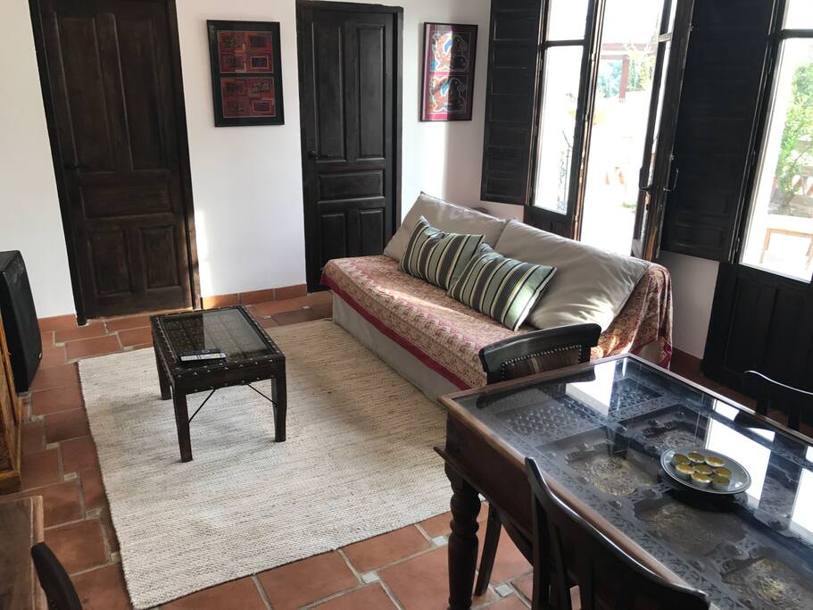 Living room with sofabed