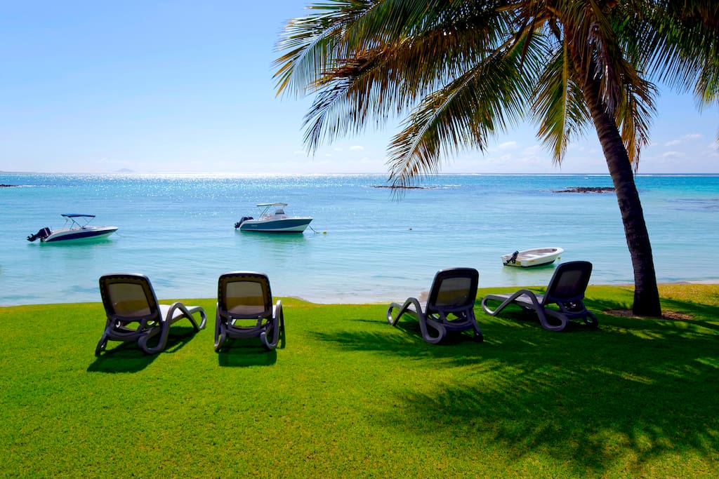 Private beach facing the Ocean