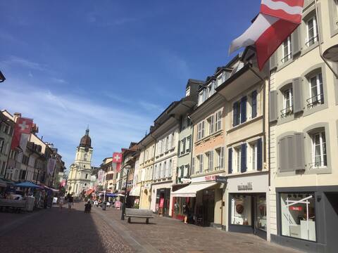 Cosy and convenient Studio in the heart of Morges