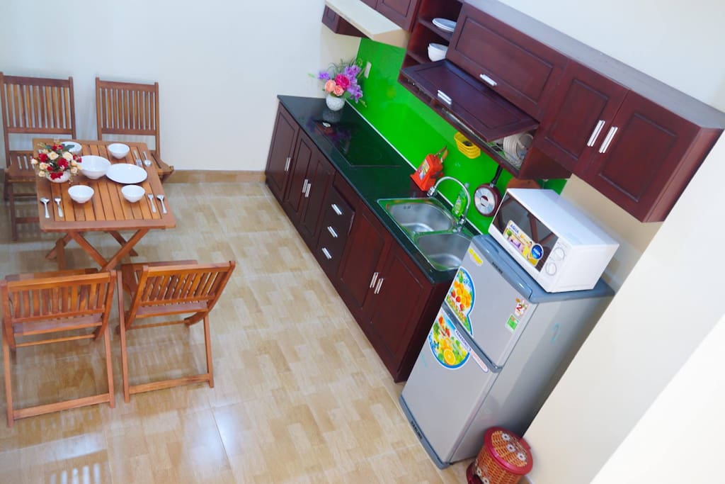 Shared kitchen is also offered for use with all cooking utensils you need