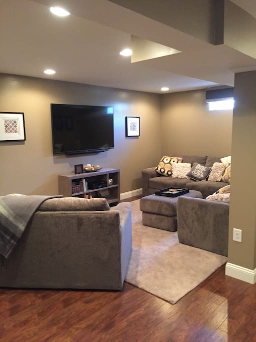 Living room and TV