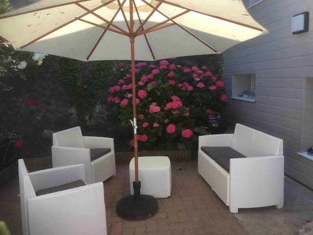 Nice flat town center of 50 m ² with garden