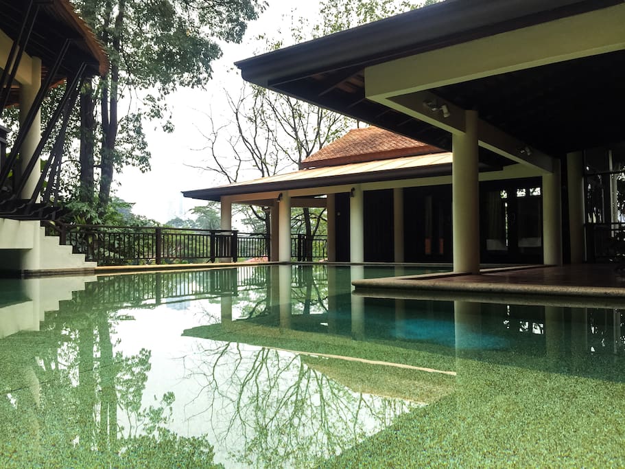 Two private villas in a secluded living space