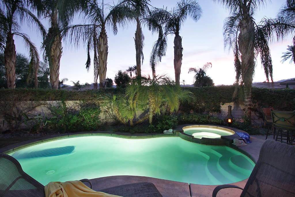 Pool and jacuzzi