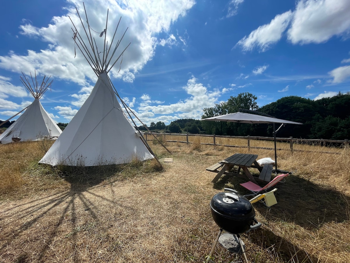 English Channel Tipi Rentals | Airbnb