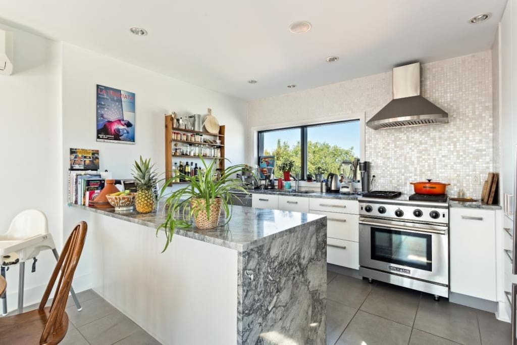 Kitchen with state of the art appliances