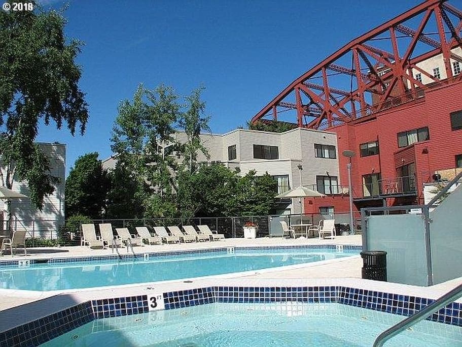 The only condo in downtown Portland with a pool.
