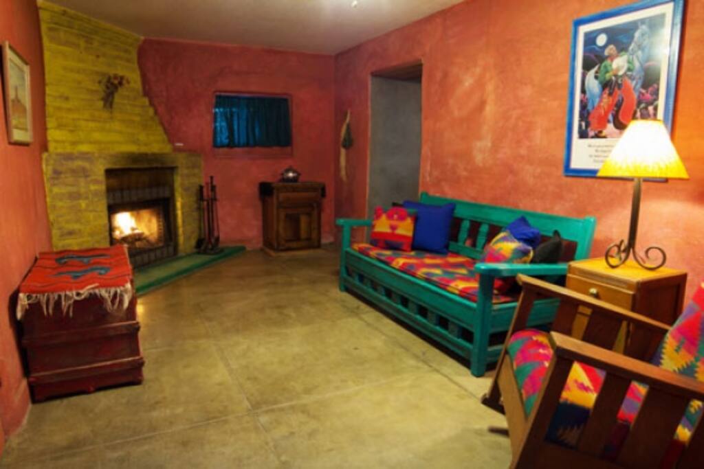 Living room off of bedroom.