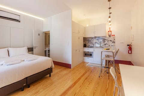 Diogo's small but cozy studio