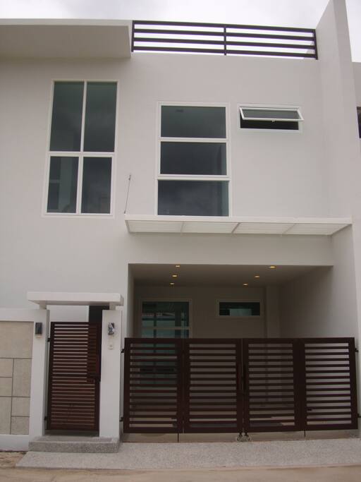 Private entrance and parking.