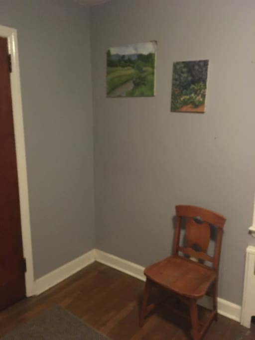 Adding a standing closet here (waiting for it to be delivered.) will post picture once it come