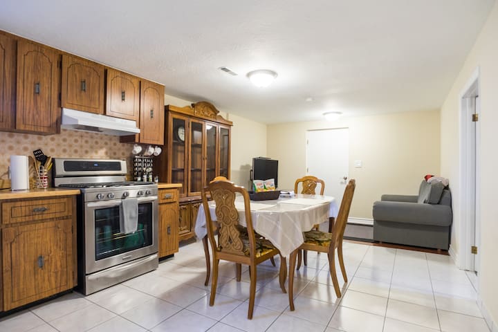 Clean and comfortable private suite