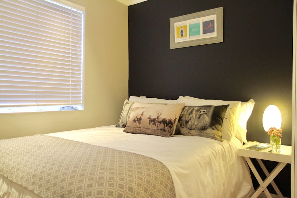 Bedroom comforts, Egyptian cotton and 2 pillow types for a great sleep