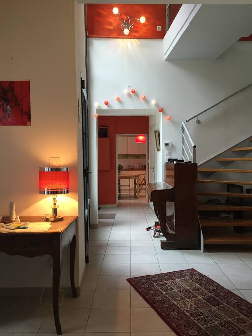 accès aux 2 chambres de l'étage