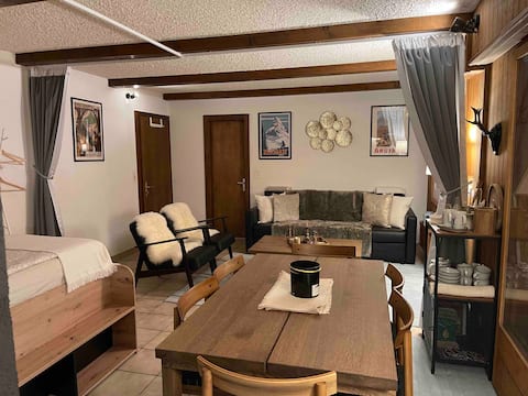 Grand studio à Ovronnaz