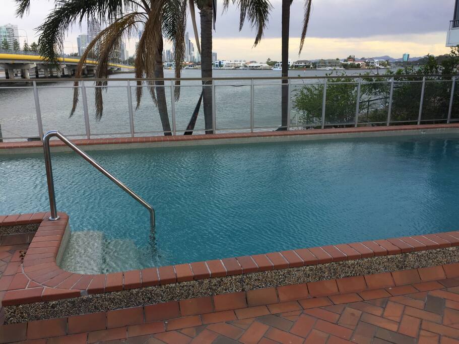 The pool with a view