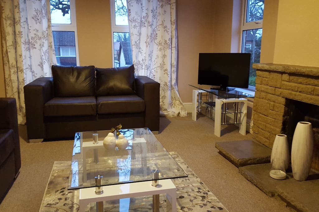 Flat Screen TV in living room