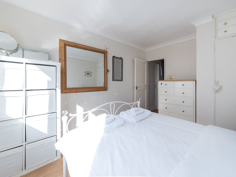 Each of the double beds are fitted with fresh, luxury linen