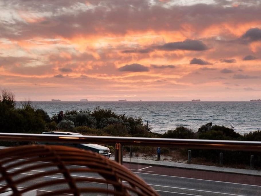 Front balcony to soak up the views.