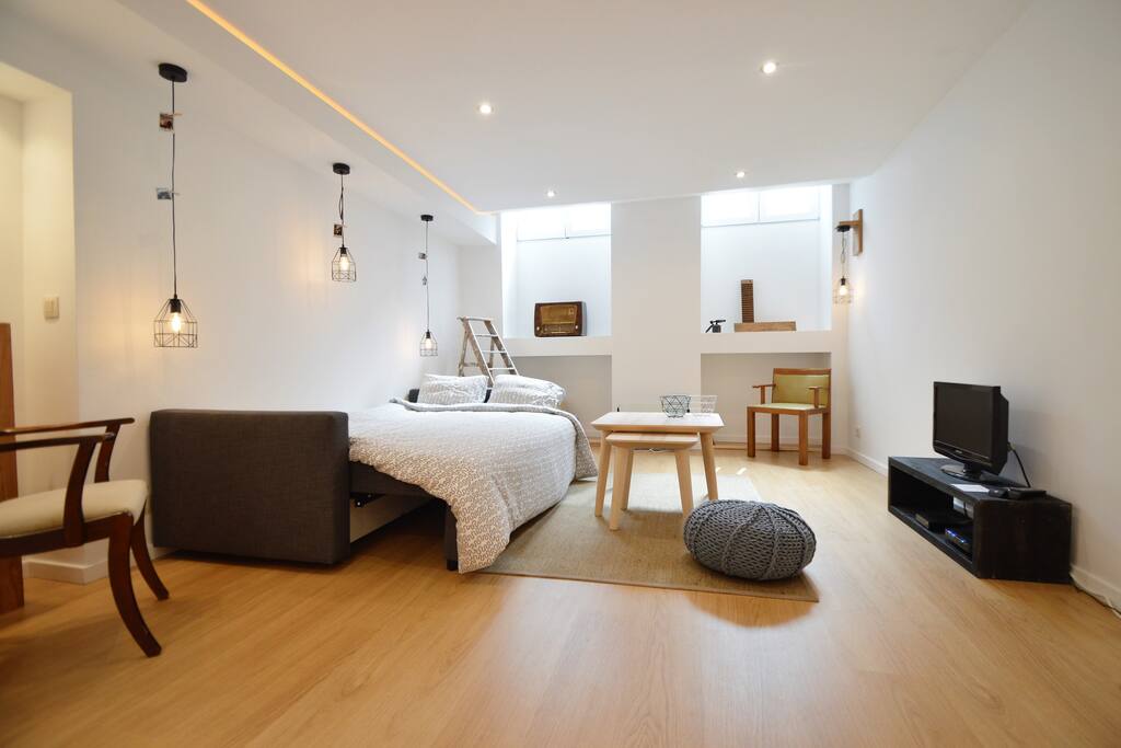 Avec le canapé lit pour 2 personnes