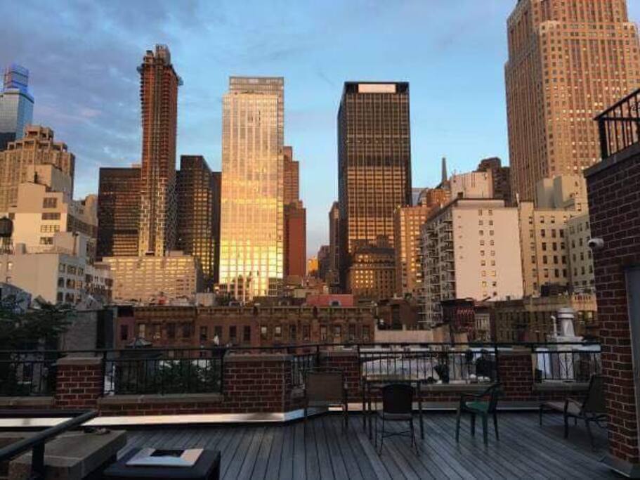 Sundeck, on the same floor at the apartment