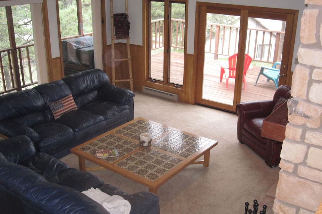 Den w/plenty of room and beautiful views!