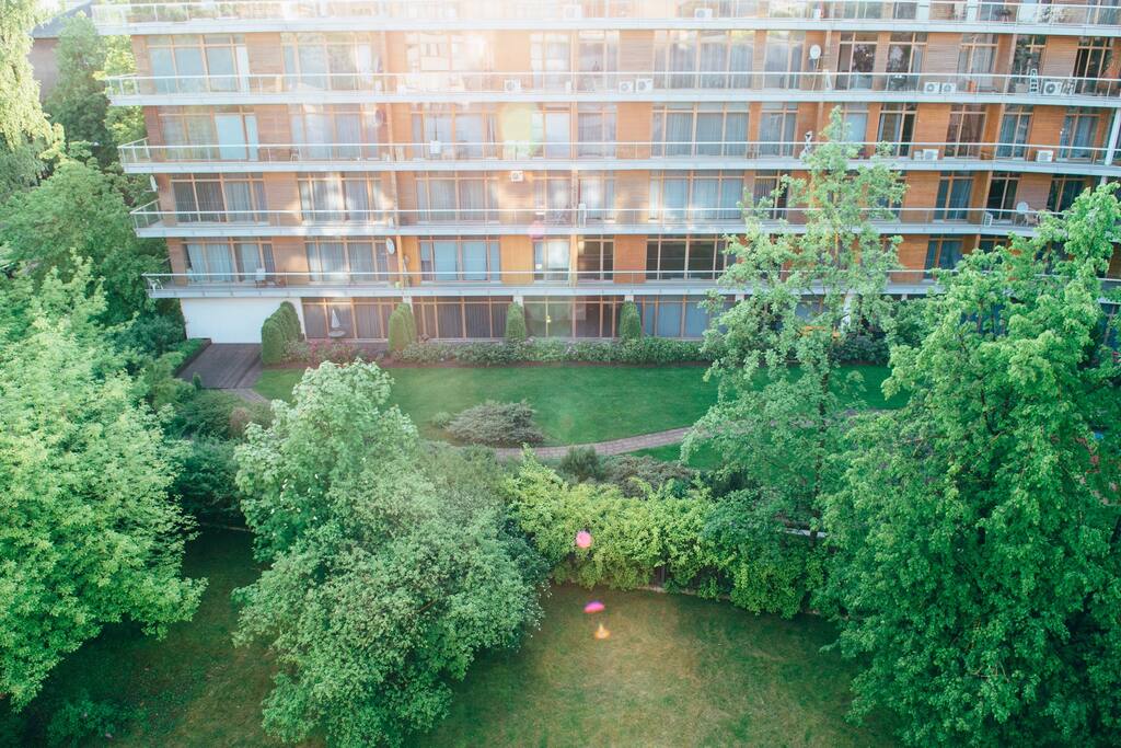 View outside.