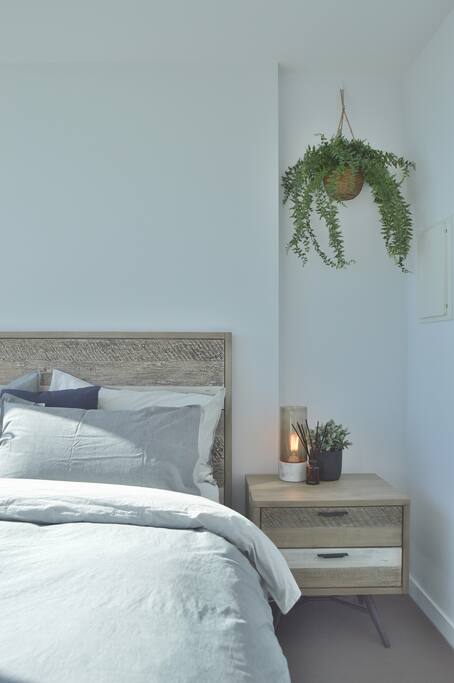 Loft style Bedroom with Comfy bed