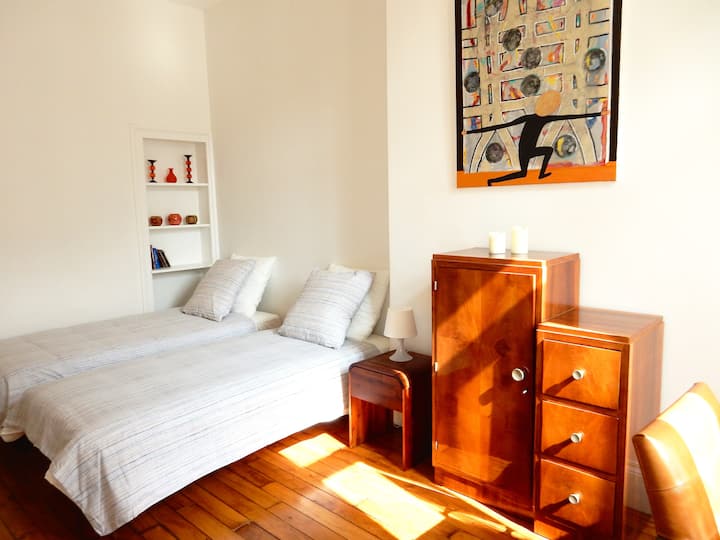 Dormitorio 1 cama doble o cama tamaño king
