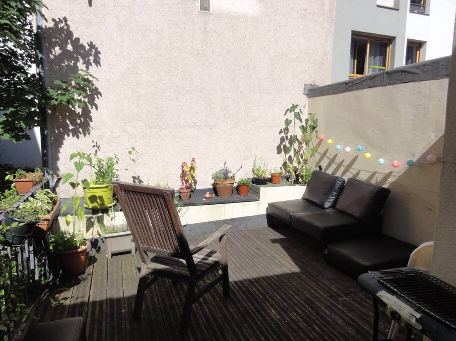 Terrasse partagée