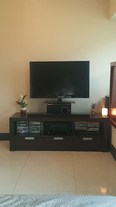 TV in Main Bedroom