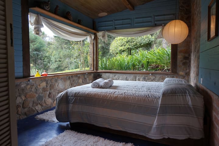 Une des chambres avec vue panoramique 