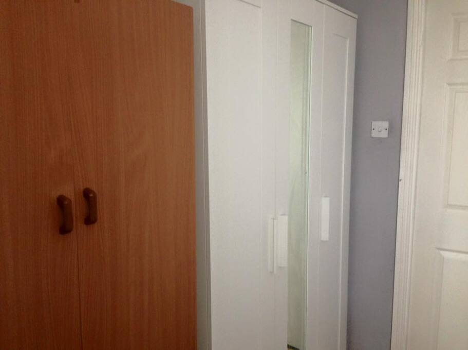 Lots of wardrobe space