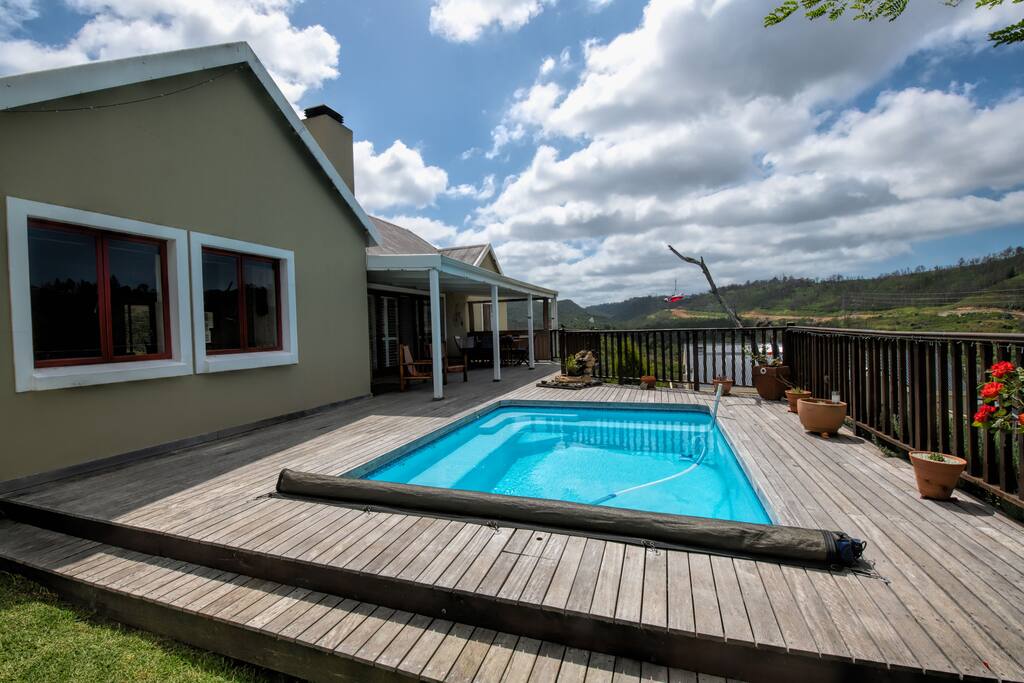 Pool and Deck in the Summer