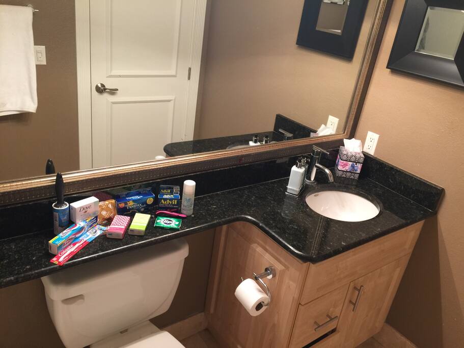 This will be your super clean private bathroom
