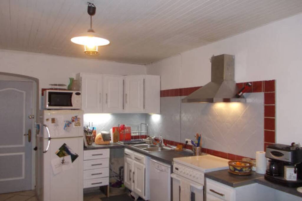 Cuisine ouverte sur le salon