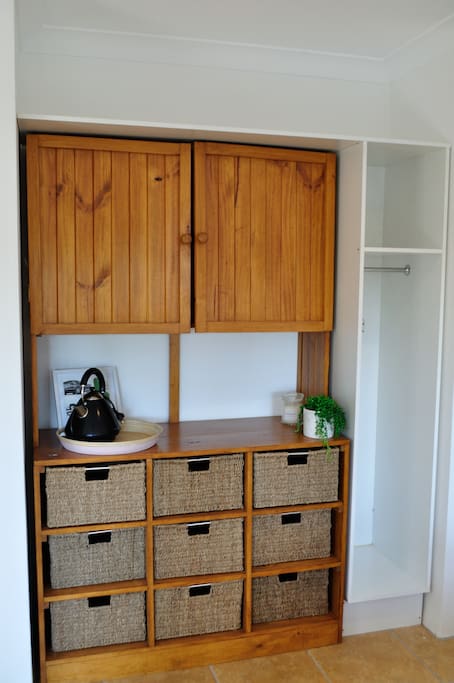 kitchenette including tea and coffee facilities.