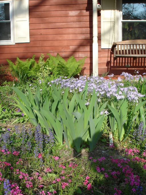 Edge of front porch