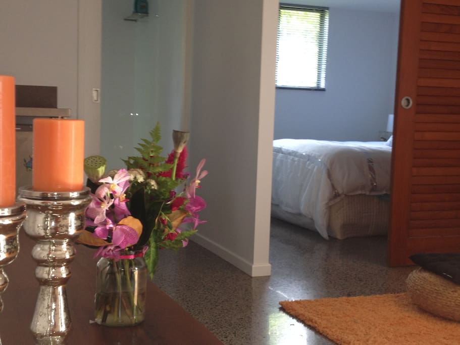 Separate bedroom.