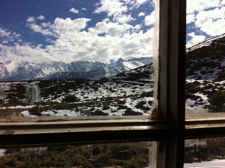 Vista habitación  Loica. Capacidad 5 personas