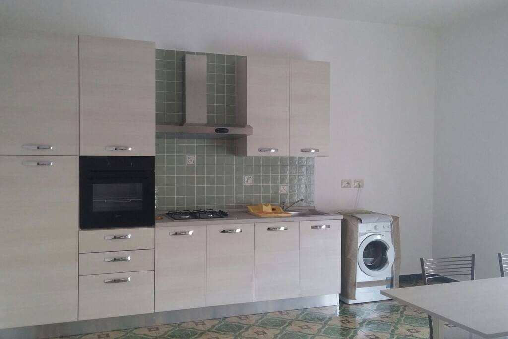 Sala con angolo cottura