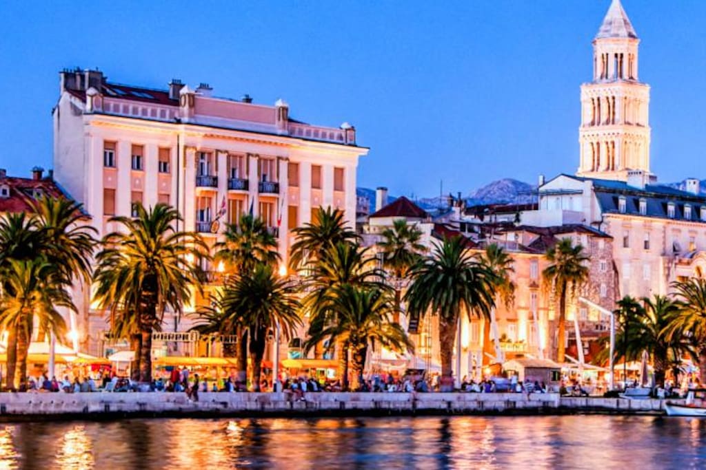 It is only a few minutes walking distance