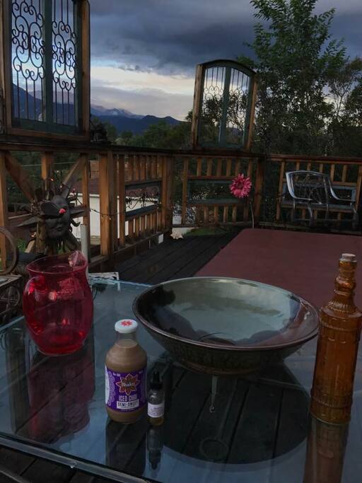 Mystic Portal Morning July15,2017
View from hot tub deck