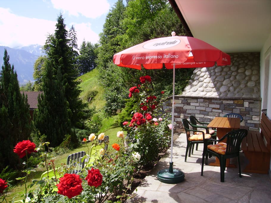 Terrasse mit wunderbarer Aussicht