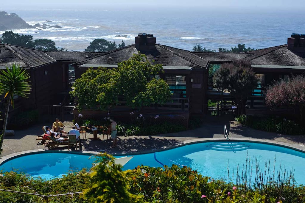 Pool with view (on property other hot tubs)